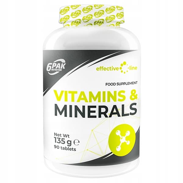 Vitamins and Minerals 90 tabliet - 6PAK