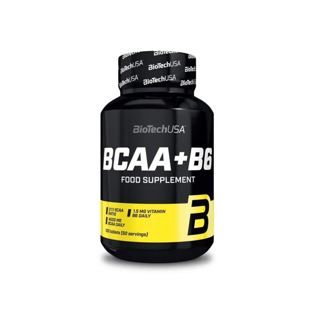 BCAA + B6 200 tabliet - Biotech USA
