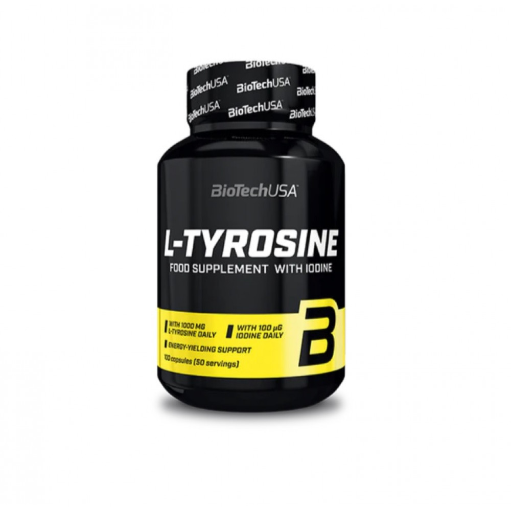 L-Tyrosine 100 kapsúl - Biotech USA