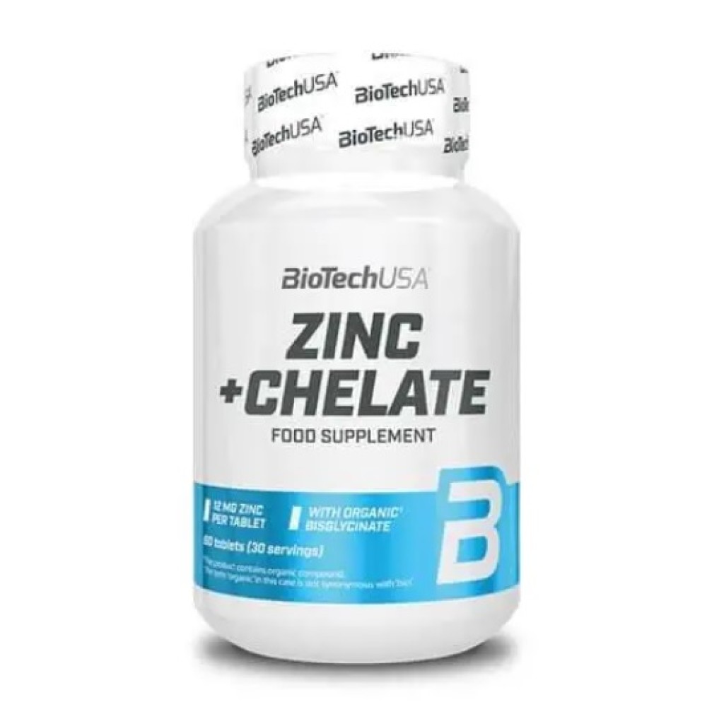 Zinc + Chelate 60 tabliet - Biotech USA