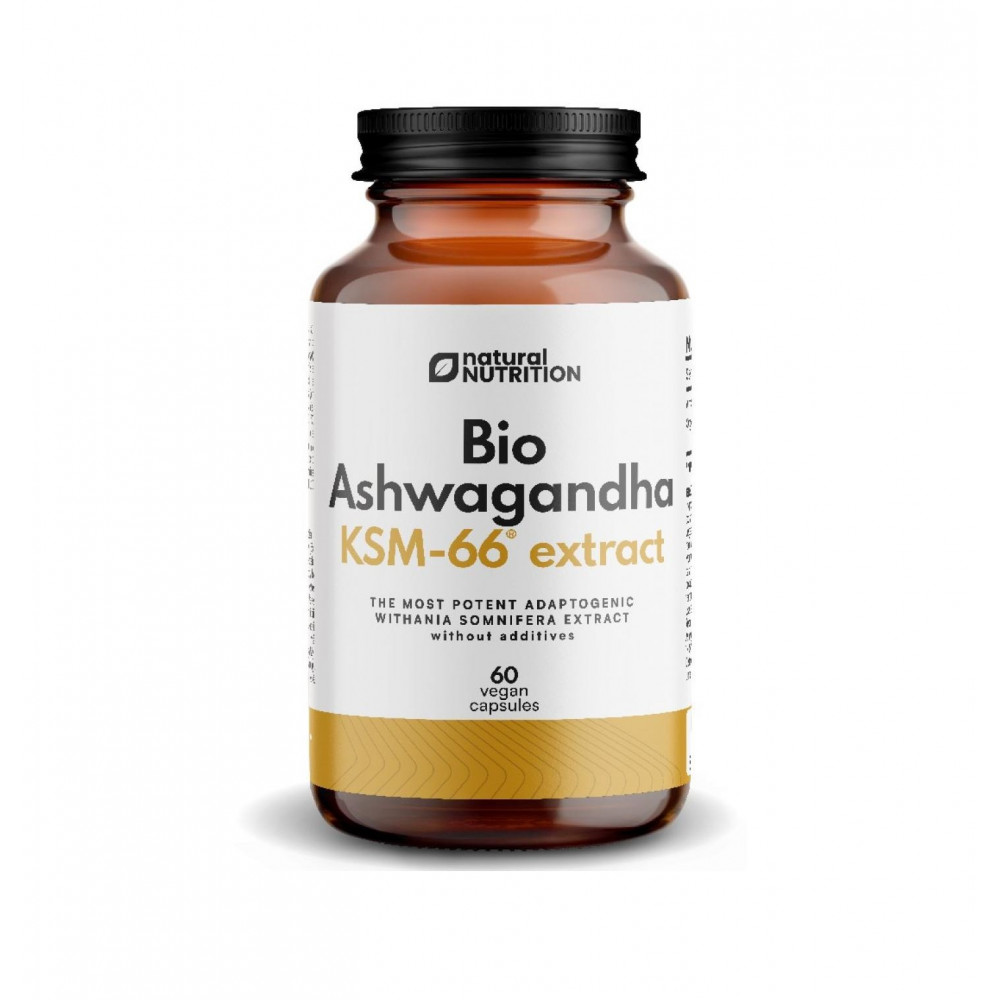 Bio Ashwagandha KSM-66 60 kapsúl - Natural nutrition