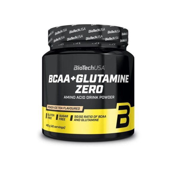 BCAA + Glutamine Zero 480 g - Biotech USA
