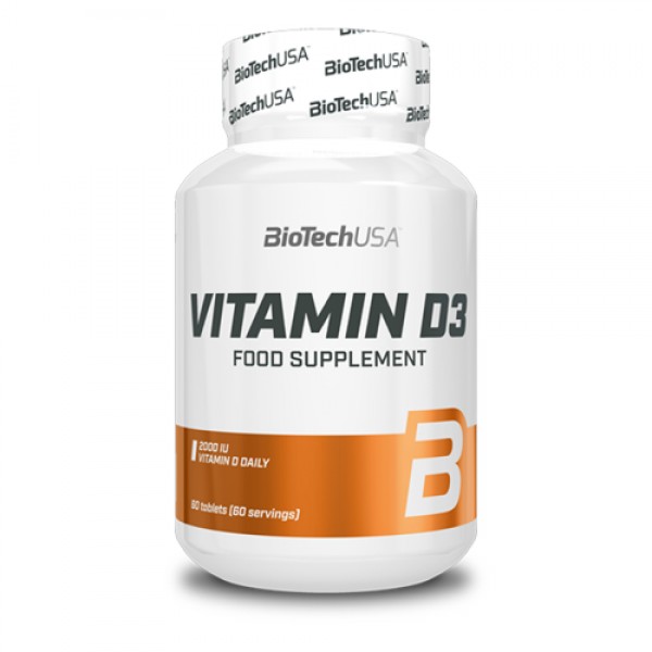 Vitamin D3 60 tabliet - Biotech USA