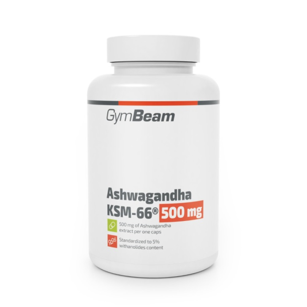 Ashwagandha KSM-66 500 mg 90 kapsúl - GymBeam