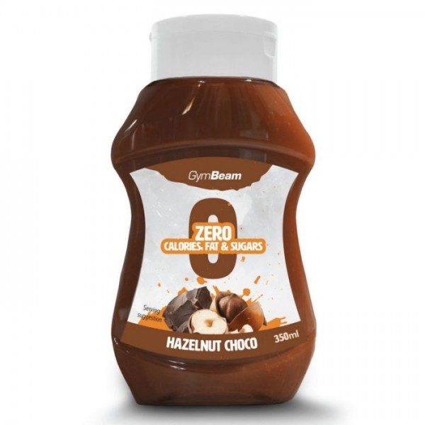 Bezkalorický sirup Hazelnut Chocolate syrup 350 ml - GymBeam