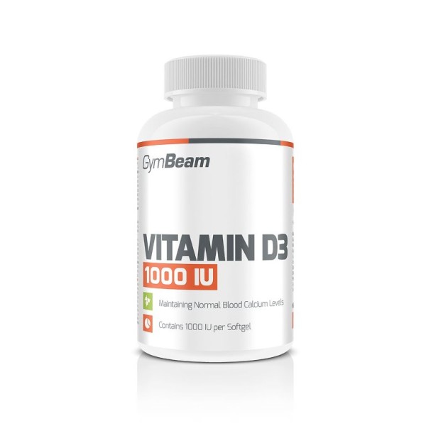 Vitamín D3 1000 IU 120 kapsúl - GymBeam