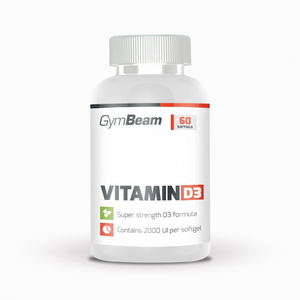 Vitamin D3 2000 IU 60 kapsúl - GymBeam