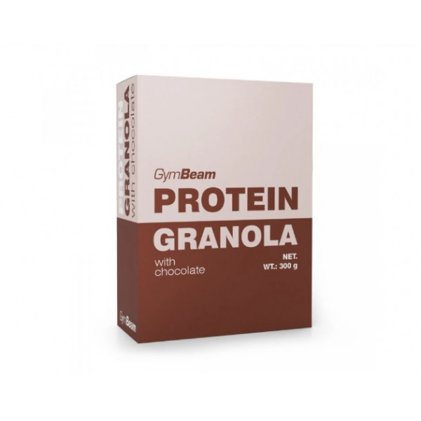 Proteínová granola s čokoládou 300 g - GymBeam