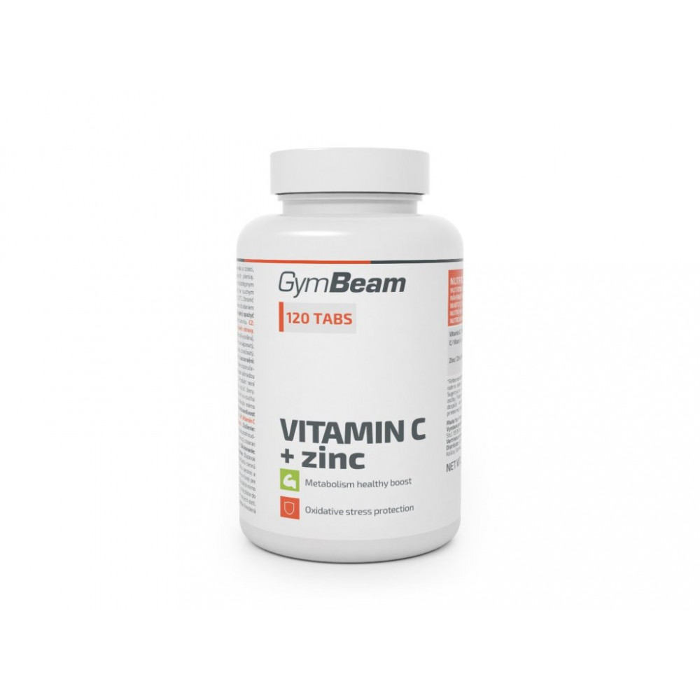 Vitamin C + zinok 120 tabliet - GymBeam
