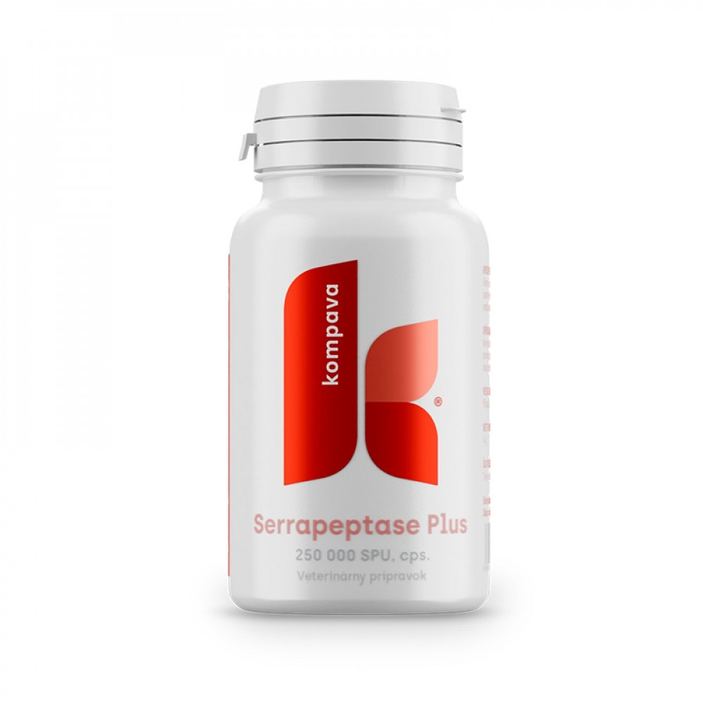 Serrapeptase Plus 90 kapsúl - Kompava